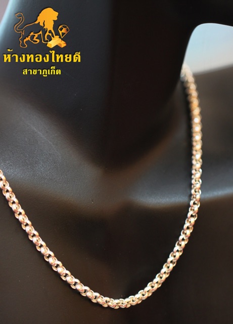 ภาพสินค้าสร้อยคอเงินแท้ 92.5% ลายผ่าหวาย จากร้าน thaideephuket บน Shopee ภาพที่ 1