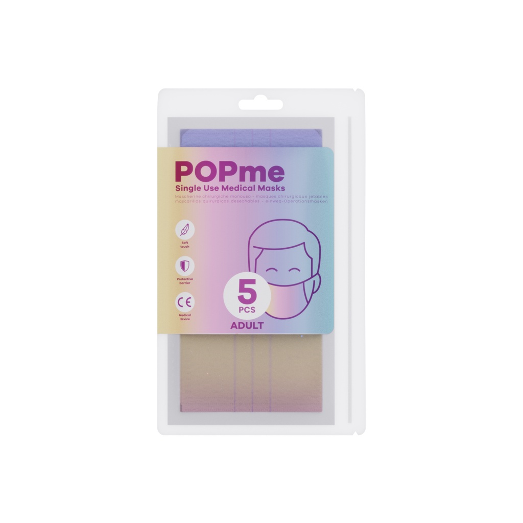พร้อมส่ง POPme Mask ของแท้ นำเข้าจากอิตาลี (1 ซอง 5 ชิ้น) | หน้ากาก ...