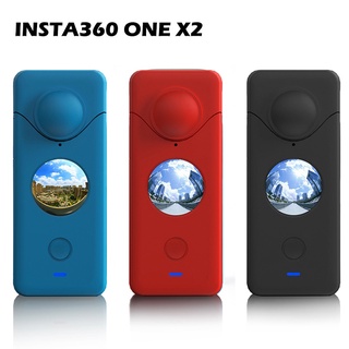 Insta360 one x2 Silicone Case Soft Cover Shell Dustproof Lens Cover Protective Sleeve For Insta360 one x2 Camera Accessories