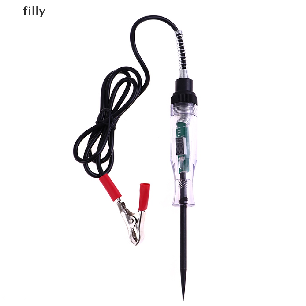 ภาพหน้าปกสินค้าDurable Automotive Electric Circuit Tester Digital Light Probe Test Pen DFG จากร้าน filly.th บน Shopee