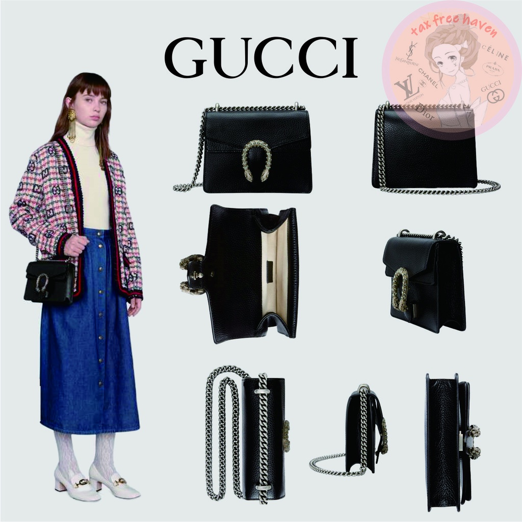 shopee-ถูกที่สุด-100-ของแท้-แบรนด์ใหม่-gucci-dionysus-mini-bags-กระเป๋าสะพาย