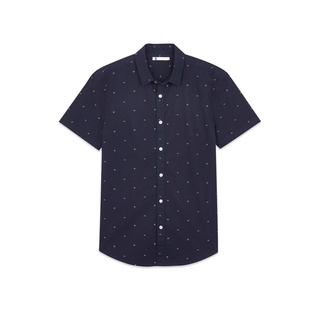 AIIZ (เอ ทู แซด) - เสื้อเชิ้ตผู้ชายแขนสั้นผ้าพิมพ์ลาย  Printed Short Sleeve Shirts