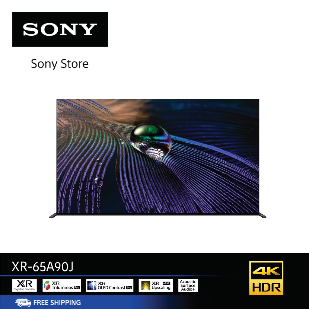 ภาพหน้าปกสินค้าSONY XR-65A90J (65 นิ้ว)  BRAVIA XR  MASTER Series OLED  4K Ultra HD  HDR  สมาร์ททีวี (Google TV)