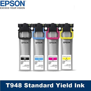 [Original] Epson T948 Black Cyan Magenta Yellow Ink Pack For WFC5290 WFC5790 T9481 T9482 T9483 T9484 9481 9482 9483 9484