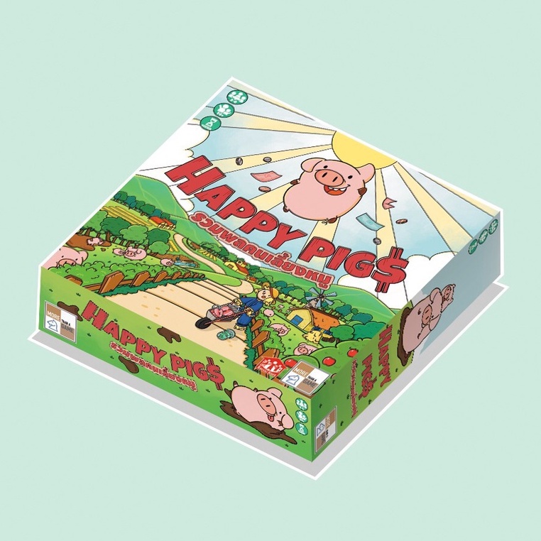 happy-pigs-รวมพลคนเลี้ยงหมู-thai-version-boardgame