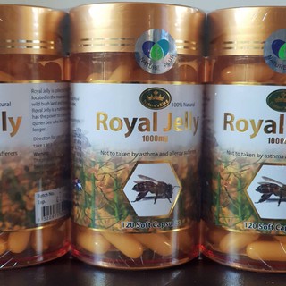 ภาพหน้าปกสินค้านมผึ้งเนเจอร์คิงส์ 120 เม็ด (์Natrue King Royal Jelly) 1000 mg. ที่เกี่ยวข้อง