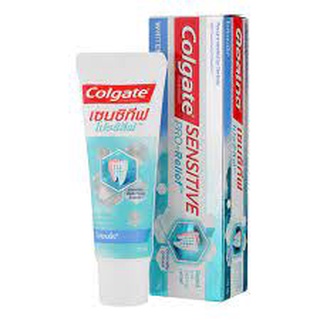 Colgate Sensitive Pro Relief ยาสีฟันคอลเกต เซนซิทีฟ โปรรีลีฟ คอมพลีท/ไวท์เทนนิ่ง/ออริจินัล 110 กรัม ยาสีฟันเพื่อฟันขาว