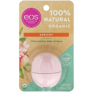 EOS 100% Natural Shea Lip Balm Apricot 0.25 oz (7 g) ลิปบอล eos