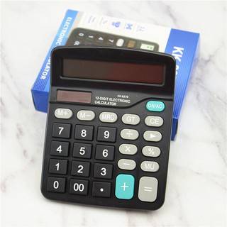 KK-837B เครื่องคิดเลข 12 หลัก สีดำ 12 Digits Electronic Calculator 4.7