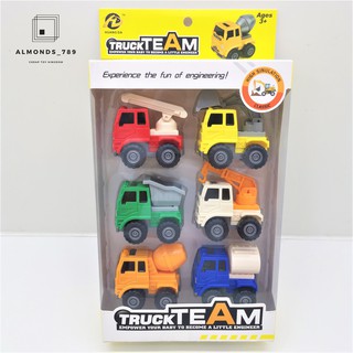 รถของเล่น รถโมเดล รถบรรทุกก่อสร้าง Truck Team ล้อหมุนได้ [HD373/HD337B]