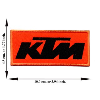 ตัดรีด ตัวรีดติดเสื้อ อาร์มปัก ติดเสื้อปัก ปักเสื้อ DIYลาย KTM