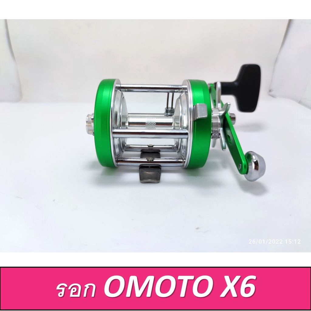 รอกตกปลา-รอกเบทกลม-omoto-x6-series