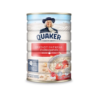 ((พร้อมส่ง🔥))Quaker เควกเกอร์ ข้าวโอ๊ตปรุงสำเร็จ ขนาด 800 กรัม (เลือกรสได้) (PepsiCo)