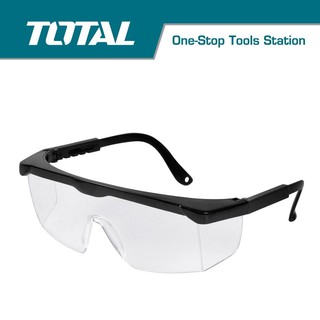 Total แว่นตากันสะเก็ด ปรับขาได้ รุ่น TSP301 ( Safety Goggles ) (แว่นตาอ๊อก) INGCO แว่นตา แว่นตาเซฟตี้ แว่นตาใสรุ่น HSG04