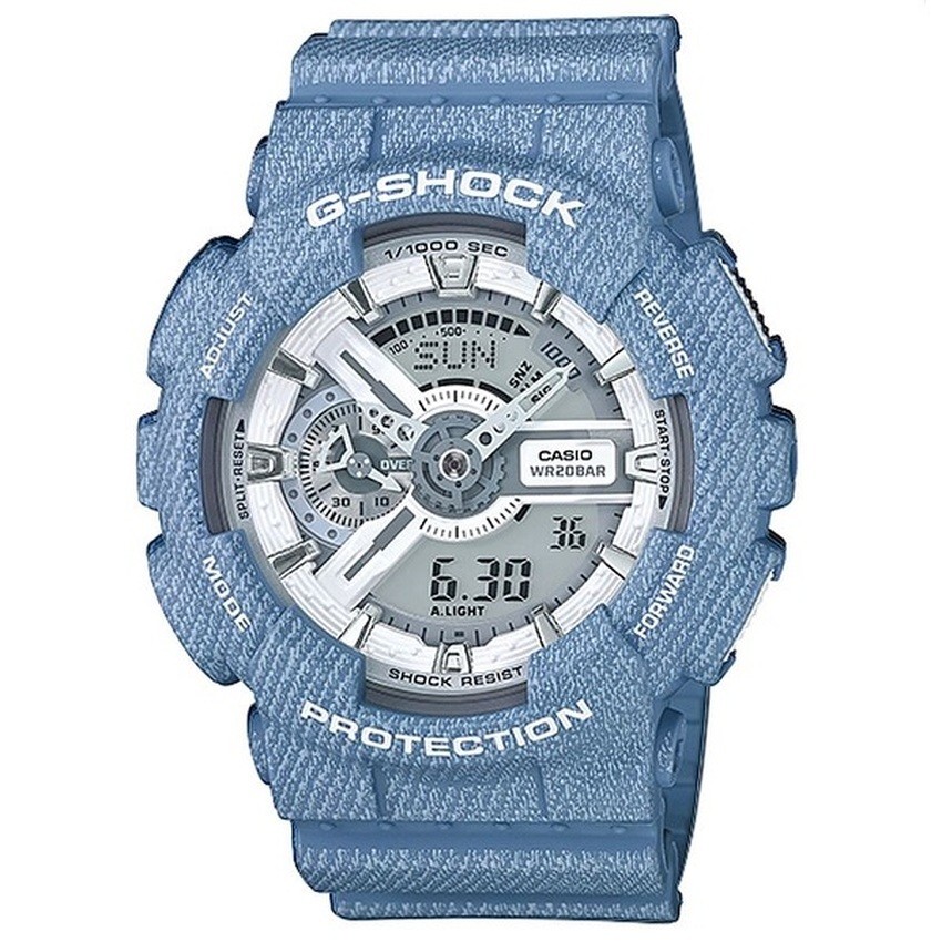 casio-g-shock-นาฬิกาข้อมือผู้ชาย-สายเรซิน-standard-ana-digi-รุ่น-ga-110dc-7a2