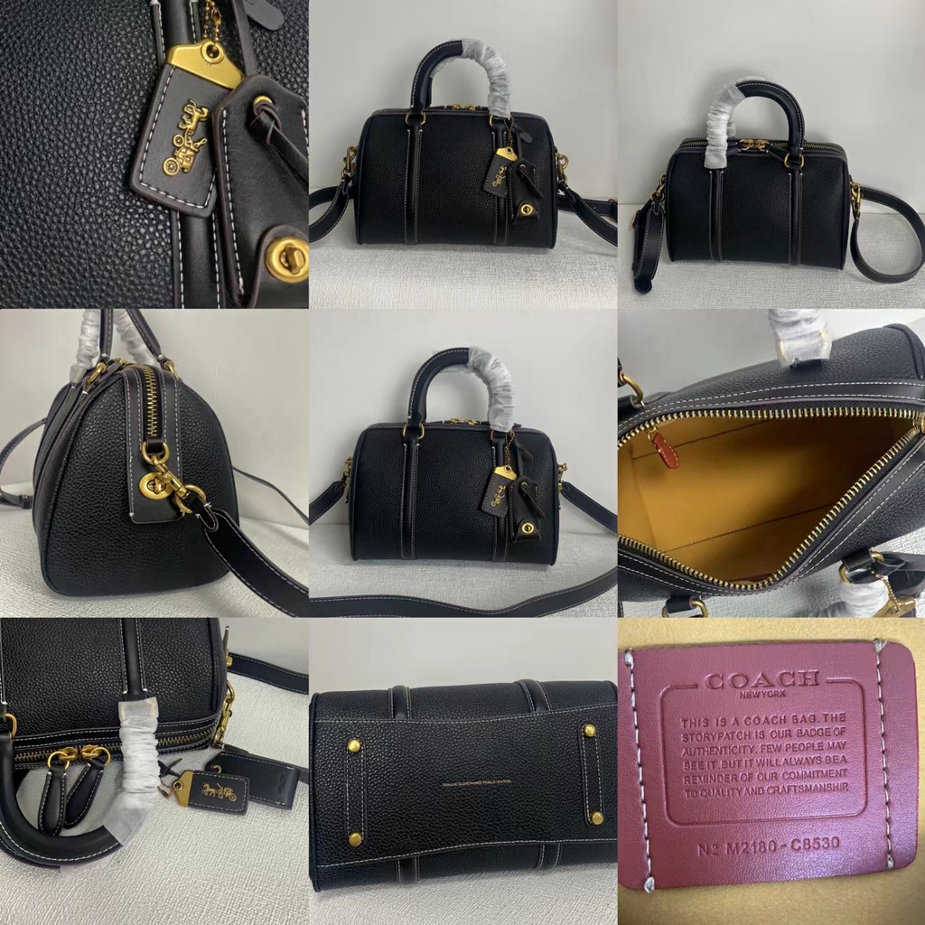 outlet-coach-c8529-c8530-ca117-ruby-satchel-25-in-signature-textile-jacquard-กระเป๋าสะพายข้างผู้หญิง