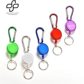 1Pc สายคล้องคอที่มีสีสันทนทาน Carabiner Card Gift Key Chain Gift