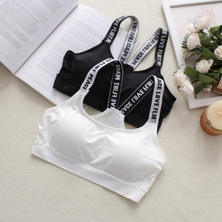 ✨felicelife เสื้อชั้นในสตรี ไร้รอยต่อ สำหรับออกกำลังกาย  Crop Vest Bra