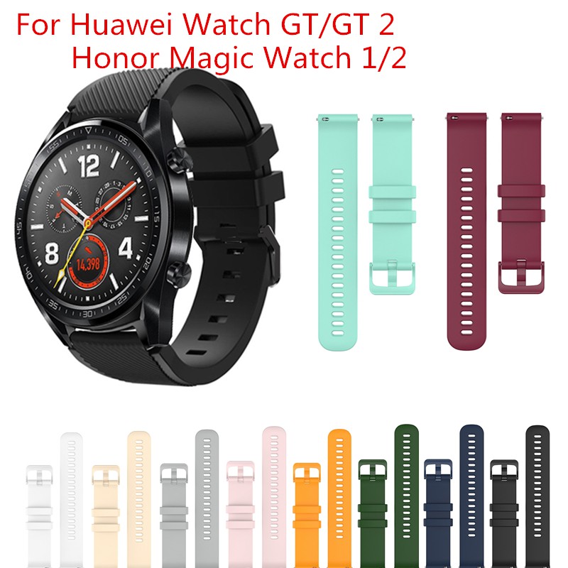 ภาพหน้าปกสินค้าสายนาฬิกาข้อมือซิลิโคน สำหรับ Huawei Watch GT 2e GT2 GT 2 pro Active 46 มม.
