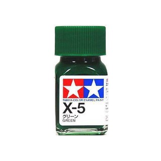 สีทามิย่าสูตรอีนาเมล Enamel X5 Green 10ml