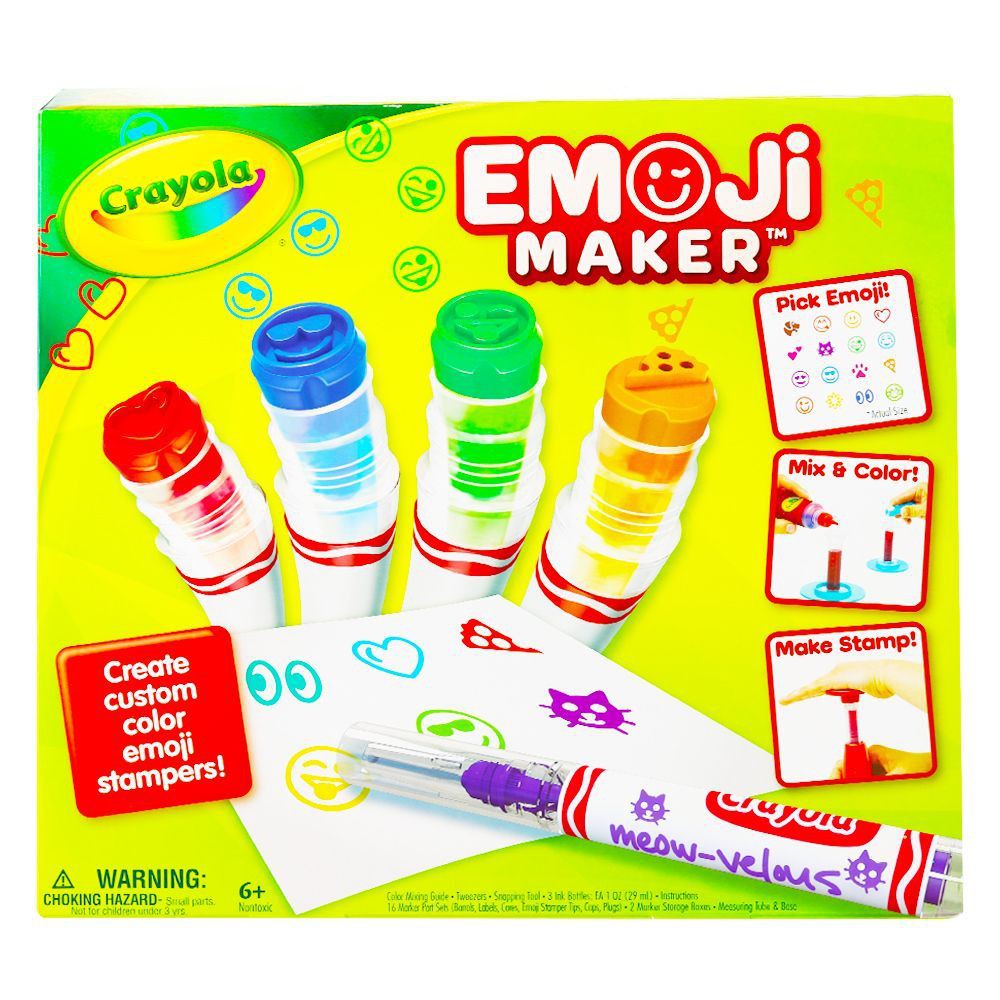 emoji-marker-maker-crayola-ชุดทำปากกาสีเมจิกปั๊มลาย-crayola-งานศิลปะ-อุปกรณ์เครื่องเขียน-ผลิตภัณฑ์และของใช้ภายในบ้าน-emo