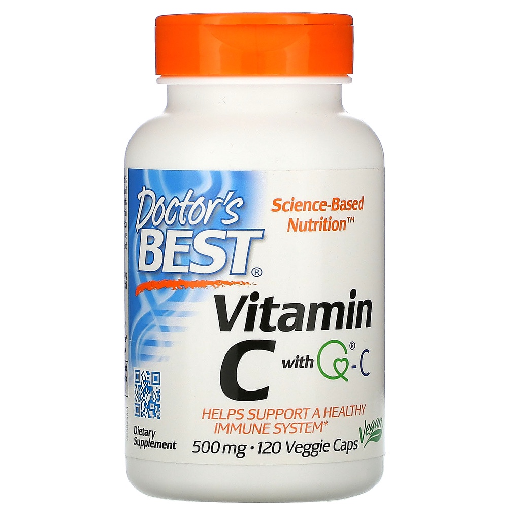 พร้อมส่ง-doctors-best-vitamin-c-with-q-c-500-1000-mg-120-360-veggie-caps-ผิวขาว-กระจ่างใส-เสริมภูมิ-ป้องกันไข้หวัด