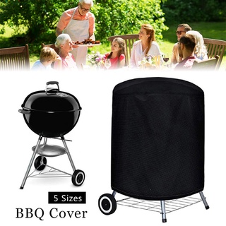 ฝาครอบบาร์บีคิว Outdoor Dust Waterproof Heavy Duty Grill Cover ผ้าคลุมบาร์บีคิวกลางแจ้งแบบกันฝน Round BBQ Grill Protector Cover