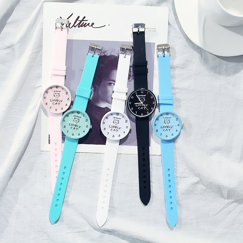 ภาพหน้าปกสินค้านาฬิกาข้อมือแฟชั่น สีสันสดใส จากร้าน meihang.th บน Shopee