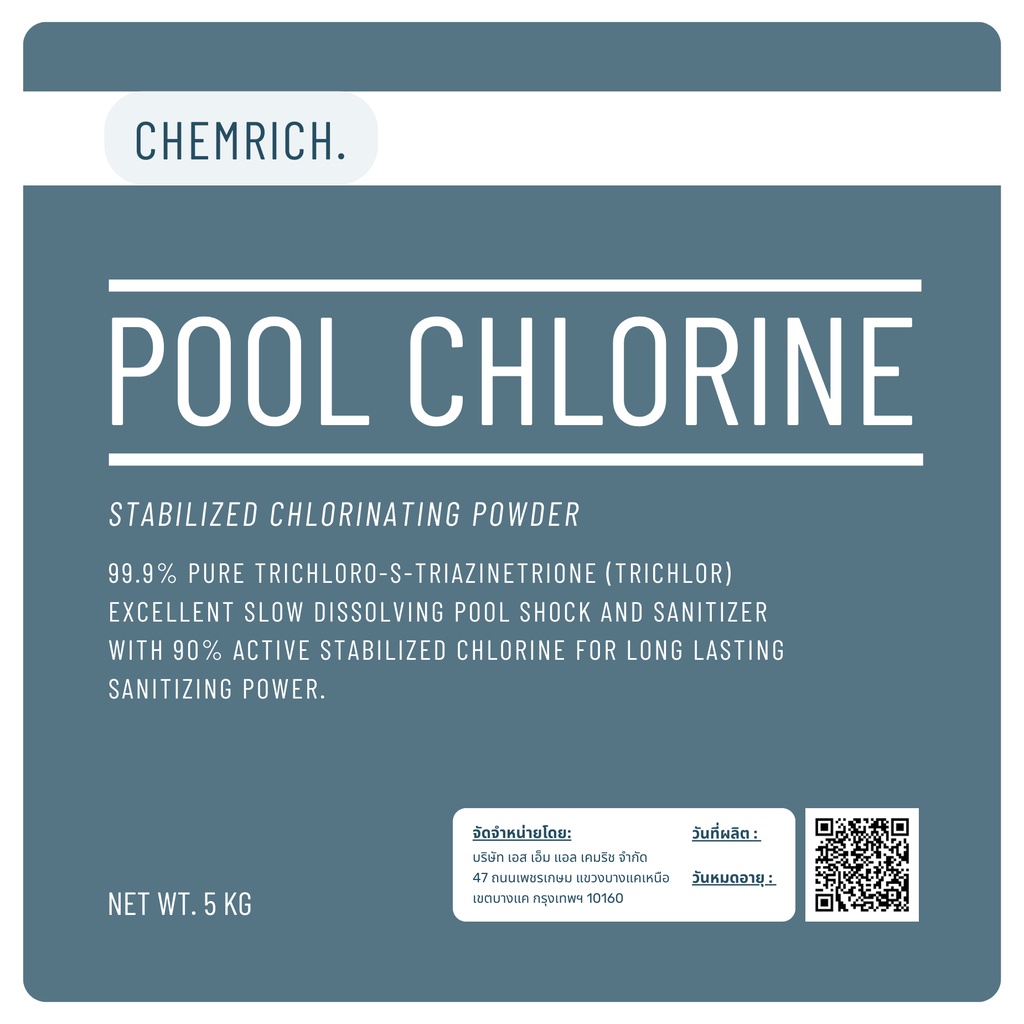 5kg-คลอรีน-สระว่ายน้ำ-คลอรีนใส่น้ำ-ปรับน้ำใส-เกรดนำจากเข้าญี่ปุ่น-stabilized-chlorine-powder-trichloro-99