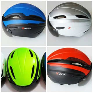 หมวกจักรยานมีแว่น X-Fox V-111 ,AERO HELMETS with goggle