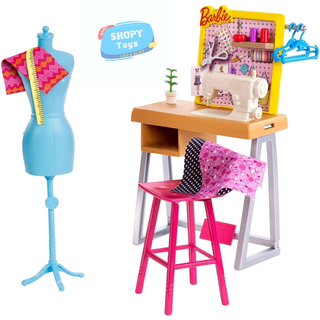 รายละเอียดสินค้า Barbie® A set of Tailor ตุ๊กตา บาร์บี้ ชุดร้านตัดเย็บ babyshopy