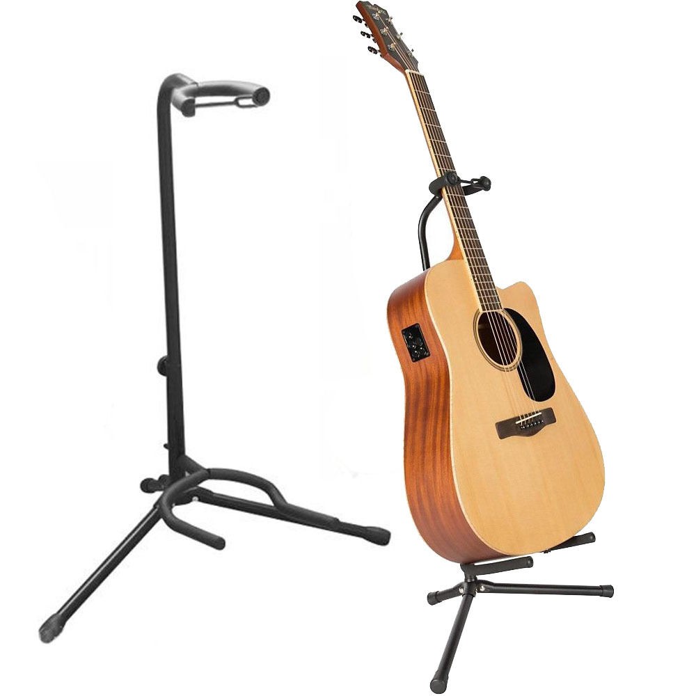 ภาพหน้าปกสินค้าขาตั้งกีตาร์โปร่ง กีตาร์ไฟฟ้า แบบ 3 ขา GUITAR STAND (สีดำ)ขาตั้งกีตาร์ จากร้าน mingfeng_li บน Shopee