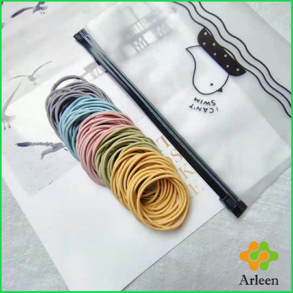 arleen-ยางรัดผมสไตล์เกาหลีสำหรับผู้หญิง-เชือกมัดผมเส้นเล็ก-hair-rope