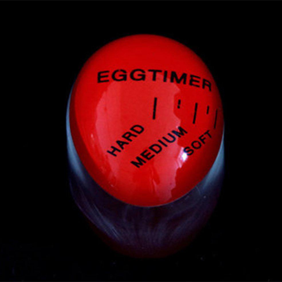 อุปกรณ์จับเวลาต้มไข่ต้มเป็นมิตรกับสิ่งแวดล้อมสีแดง