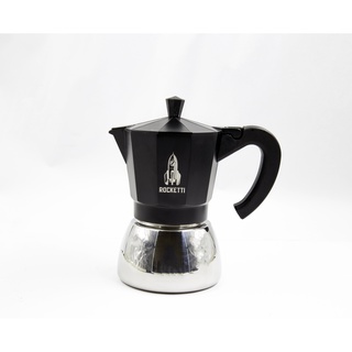 ROCKETTI Moka pot หม้อต้มกาแฟ Hybrid 4-6 cup