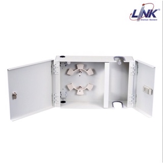 LINK UF-2022A Fiber Optic Distribution Unit (FDU) 6-24F (2 Snap-In) Box Wall Mount, Unload