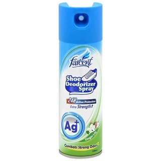 ฟาร์เซ็นท์ สเปรย์ระงับกลิ่นเท้า และรองเท้า 220 มล. Farcent Shoe Deodorizer Spray Ag+