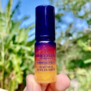 LOccitane Immortelle Overnight Reset Oil In Serum 5ml. เซรั่มเนื้อออยล์ล็อกซิทาน