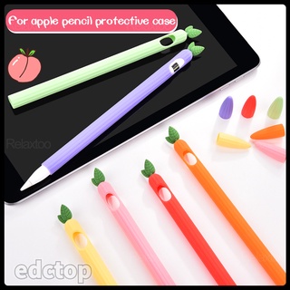 Pencil1/2 cute fruit silicone pencil case on for Apple Pencil 1 2 protective cover tablet touch pen suits for i Pad