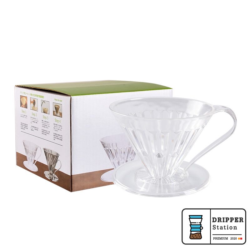 ดริปเปอร์พลาสติก-pctg-ดริปเปอร์กาแฟ-v60-crystal-dripper-กรวยดริปกาแฟ-พลาสติกใส-pctg-แบบหนา