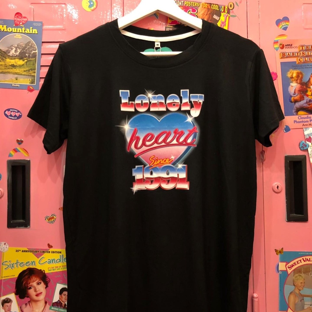 daddy-lonely-heart-1991-เสื้อยืดสีดำพิมพ์ลาย-สุดเท่