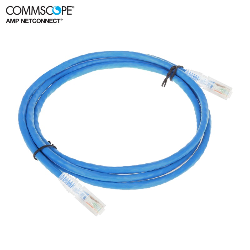 Commscope Patch Cord CAT6 UTP Cable 3m (10FT) NPC06UVDBBL010F Blue