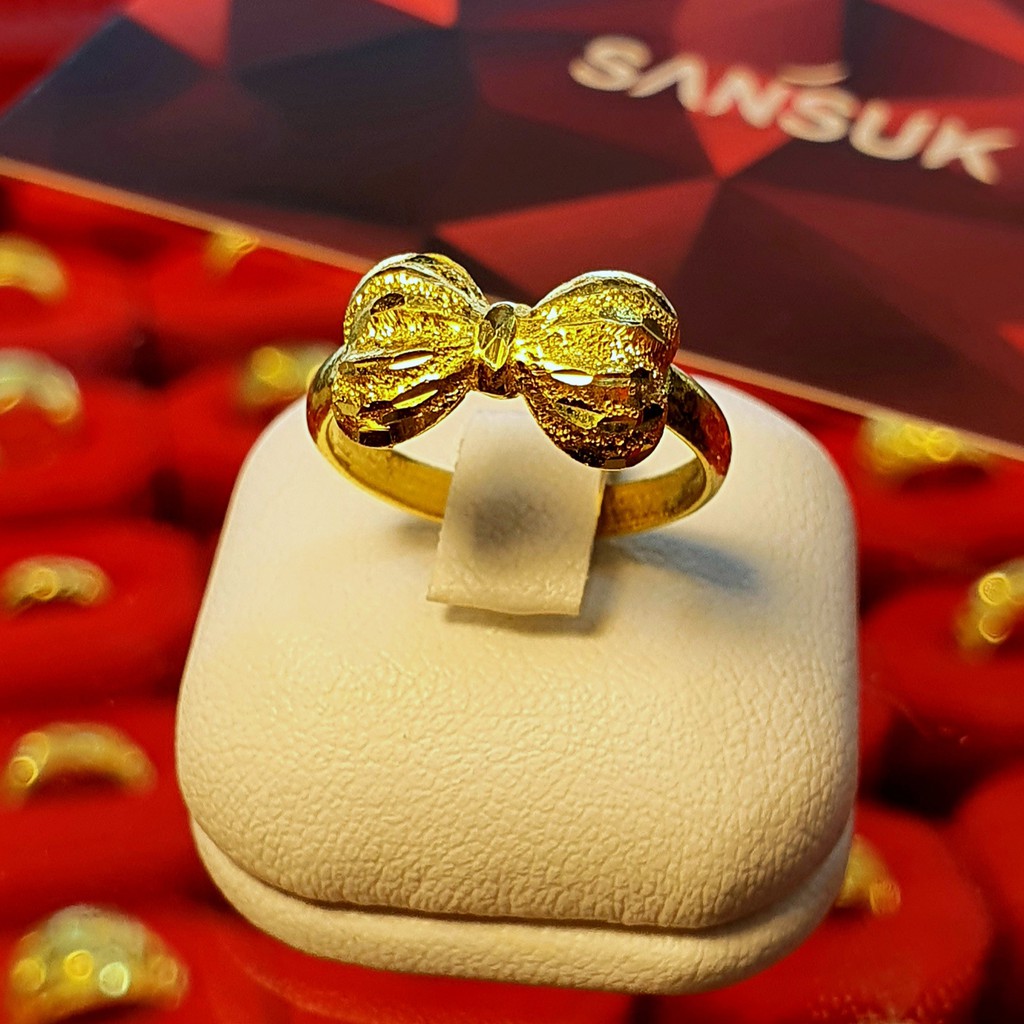 ภาพสินค้าแหวนทองครึ่งสลึง แหวนครึ่งสลึง ทองแท้ 96.5% เลือกลาย/ไซส์ ขายได้จำนำได้ มีใบรับประกัน แหวนทอง แหวนทองแท้ จากร้าน sansukgolds บน Shopee ภาพที่ 2