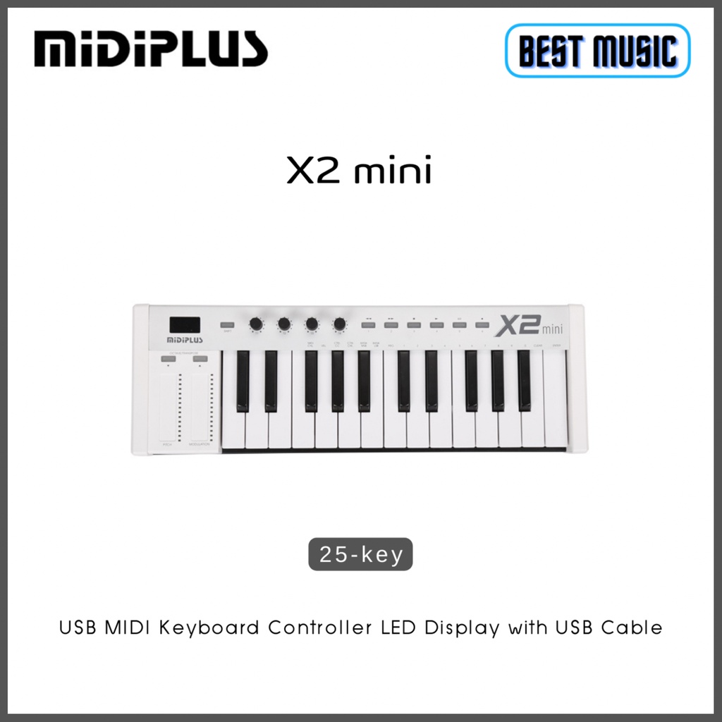 midiplus-x2-mini-usb-midi-keyboard-25-คีย์-คีย์บอร์ดใบ้