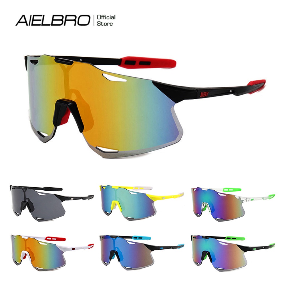 hot-sale-aielbro-แว่นตาปั่นจักรยาน-uv400-cycling-glasses