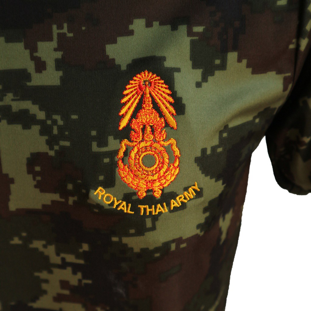 ภาพสินค้าเสื้อยืด ทหาร ทบ. เสื้อ ปักโลโก้ กองทัพบก Royal Thai Army (แบรนด์ KING OFFICER A501) จากร้าน thai_army_shop บน Shopee ภาพที่ 3