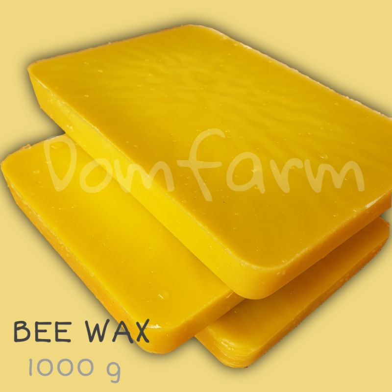 ภาพสินค้าพร้อมส่ง Beeswax ไขผึ้งแท้ ขี้ผึ้งแท้ น้ำหนัก 1000กรัม จากธรรมชาติ100% จากร้าน beeswaxdomfarm บน Shopee ภาพที่ 1