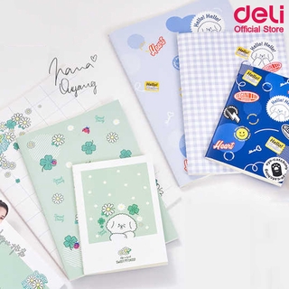 Deli FTZ03 01 Notebook Set ชุดสมุดปกอ่อน 3 เล่ม 3 ขนาด (คละสี 1 ชุด) สมุด สมุดโน้ต สมุดบันทึก สมุดลายแฟนซี เครื่องเขียน