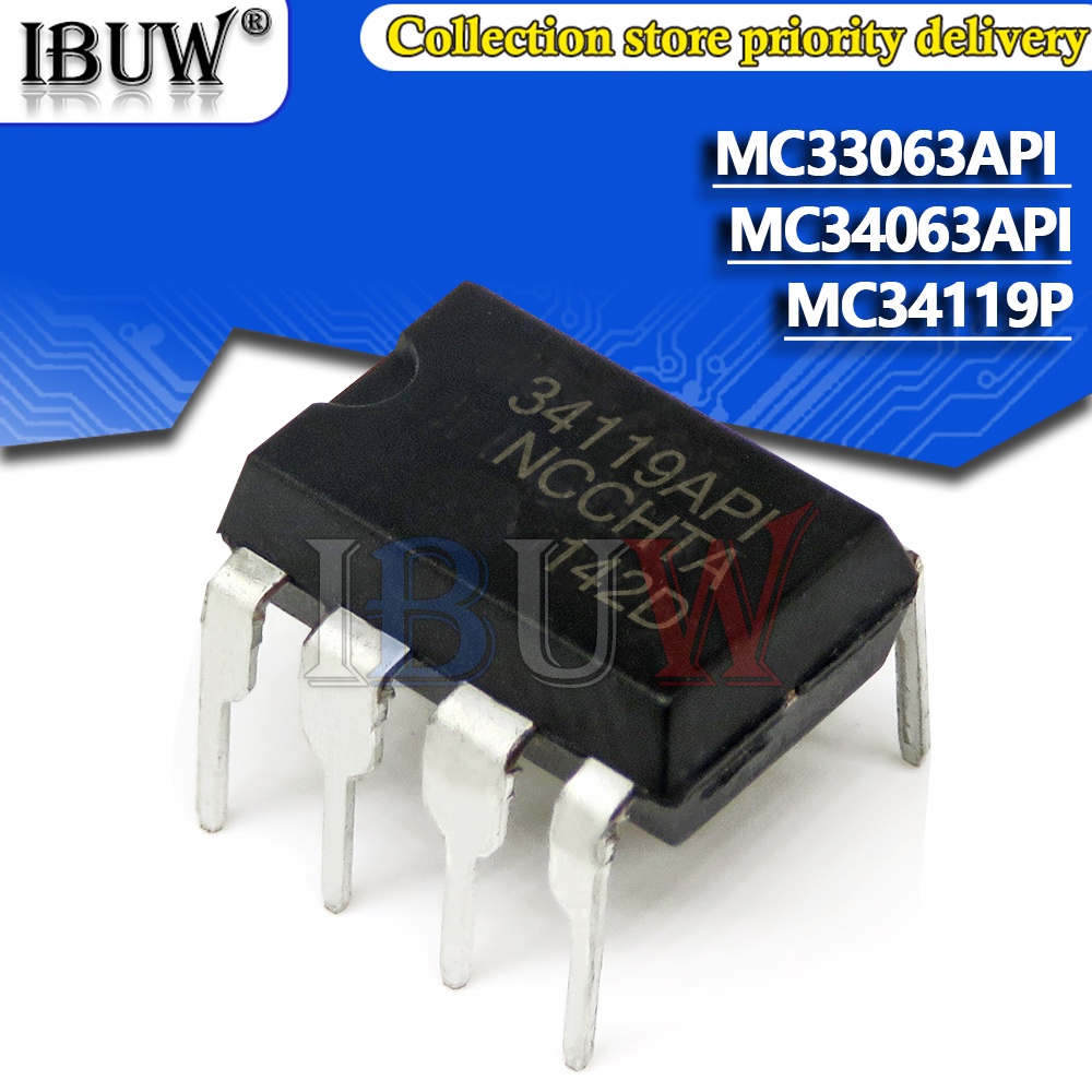 Kit 10 Pezzi MC34063API DIP-8 E Altri IC – Per I Tuoi Progetti Elettronici