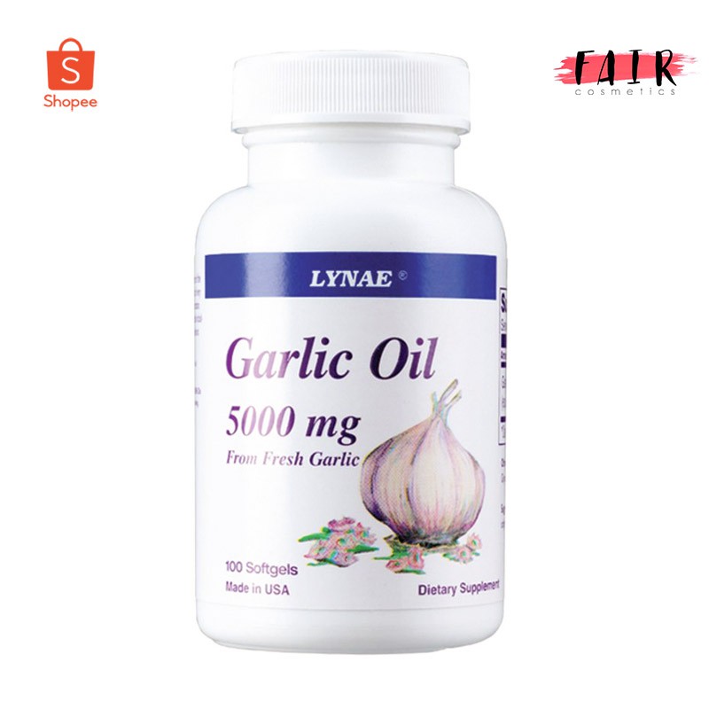 lynae-garlic-oil-5000-mg-100-เม็ด-ควบคุมระดับคอเลสเตอรอลในเลือด-ควบคุมระดับความดันโลหิต